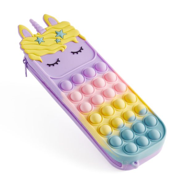 Penar Pop it Unicorn mov din colecția Back2Fun Miquelrius
