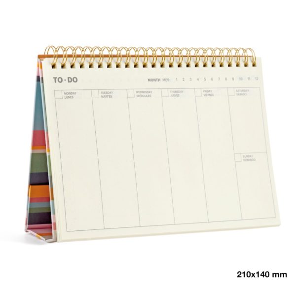 Planner săptămânal cu spiră Miquelrius