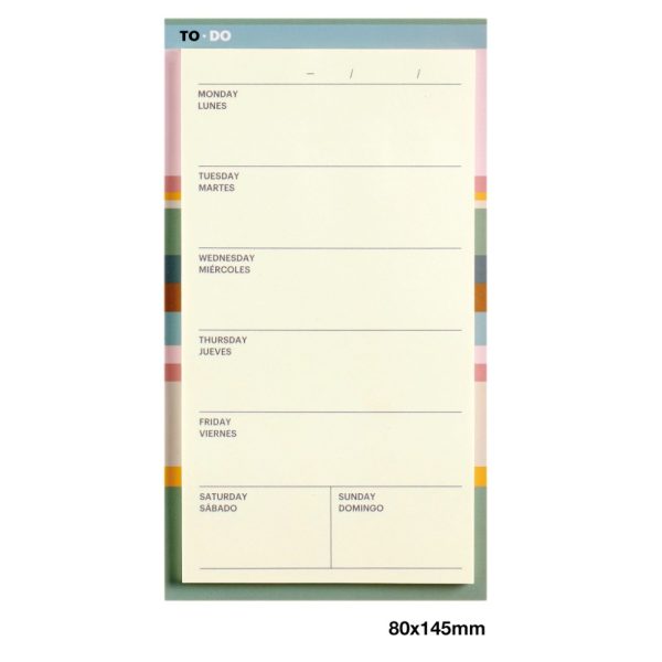 Sticky-planner săptămânal Miquelrius