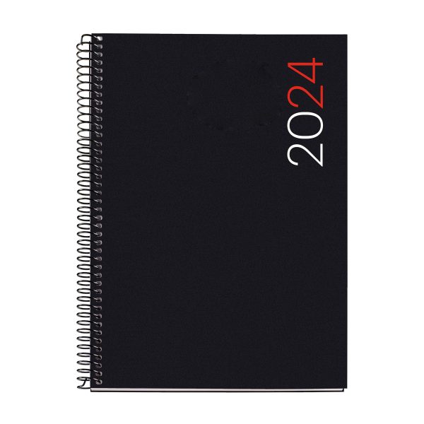 Agendă datată negru 2024 City Miquelrius
