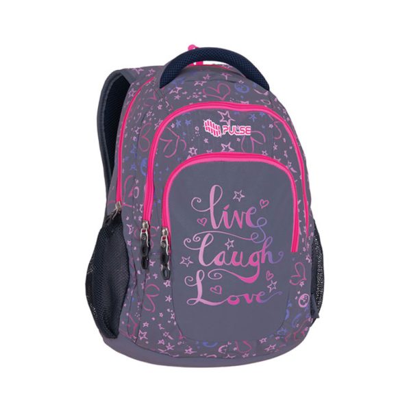 Ghiozdan Live Laugh Love din colecția Teens Pulse