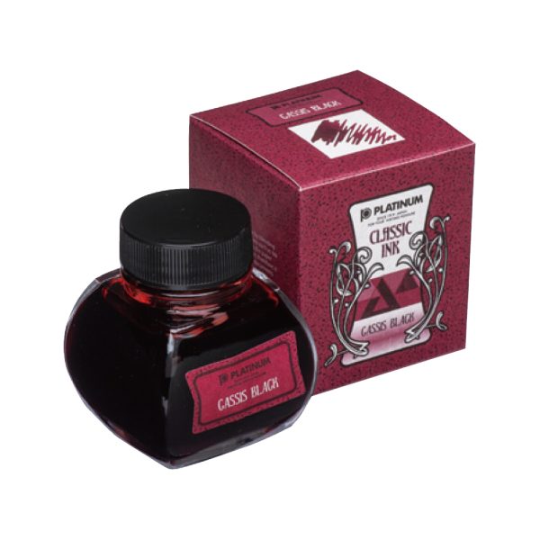 Călimară cerneală 'Classic Ink' Cassis Black, Platinum Pen