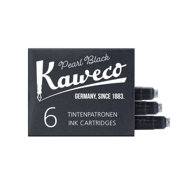 Patroane cerneală Kaweco Black Pearl set 6 buc
