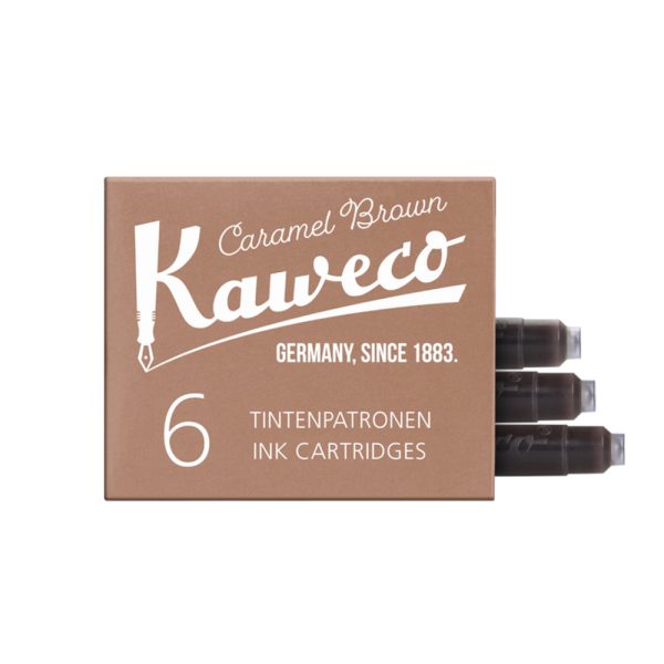 Patroane cerneală Kaweco Caramel Brown set 6 buc