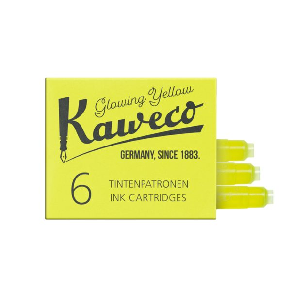 Patroane cerneală Kaweco Highlighter Yellow set 6 buc