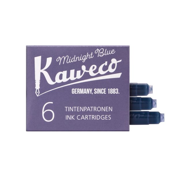 Patroane cerneală Kaweco Midnight Blue set 6 buc