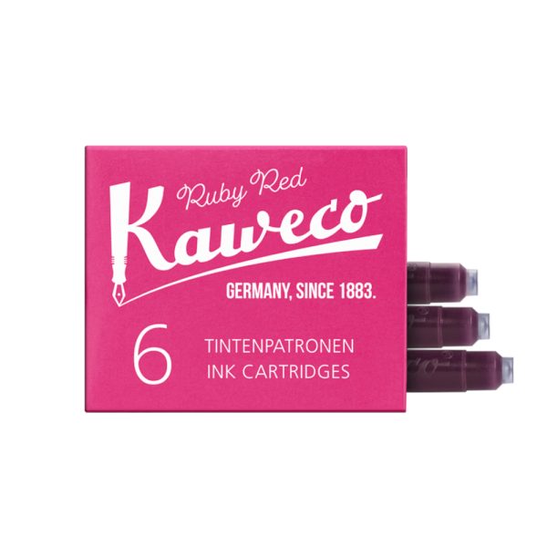 Patroane cerneală Kaweco Ruby Red set 6 buc