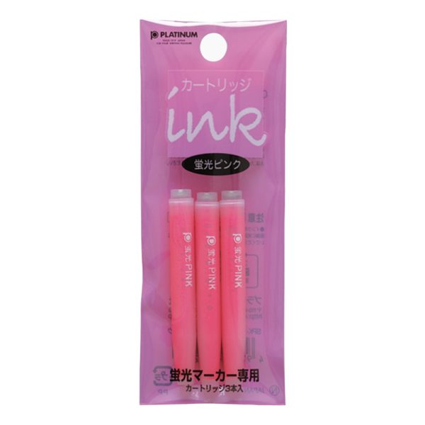 Patroane de cerneală evidențiator Pink, Platinum Pen