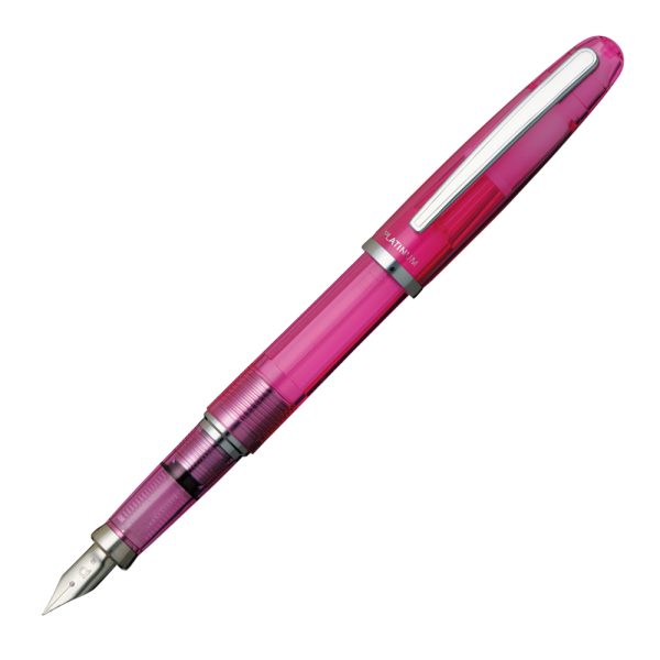 Stilou Balance Clear Crystal Rose, Platinum Pen