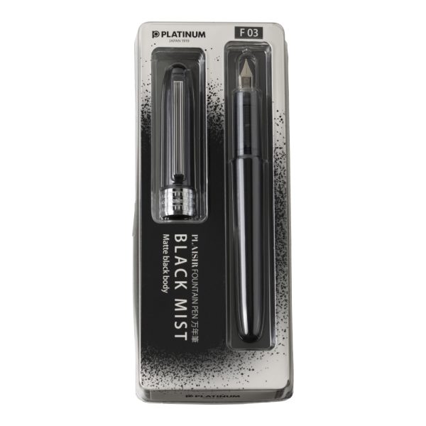 Stilou Plaisir Black Mist Blister, Platinum Pen