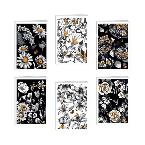 Caiet Elisa Gold Flower A4, 60 file