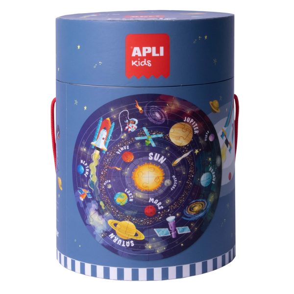 Puzzle circular Sistem solar Apli Kids