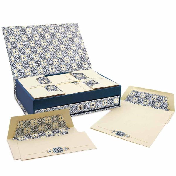 Cutie set corespondență de lux Quadrilobo Kartos