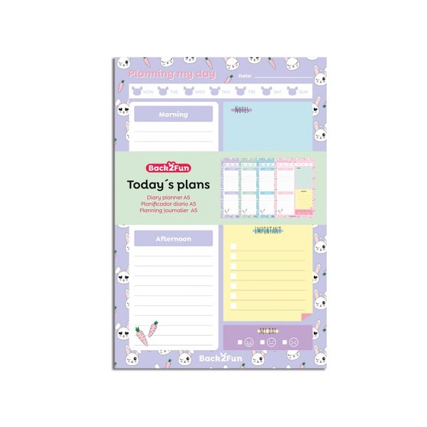 Planner zilnic A4 din colecția Back2Fun Miquelrius