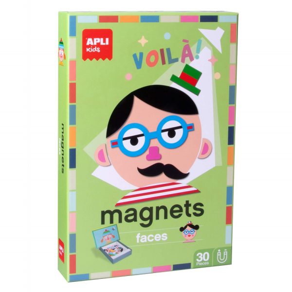 Joc cu magneți Fețe/Chipuri Apli Kids