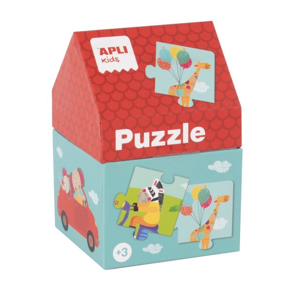 Puzzle Căsuța Safary Apli Kids