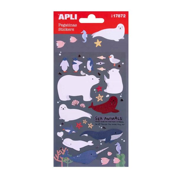 Set stickere Animale de mare Apli Kids