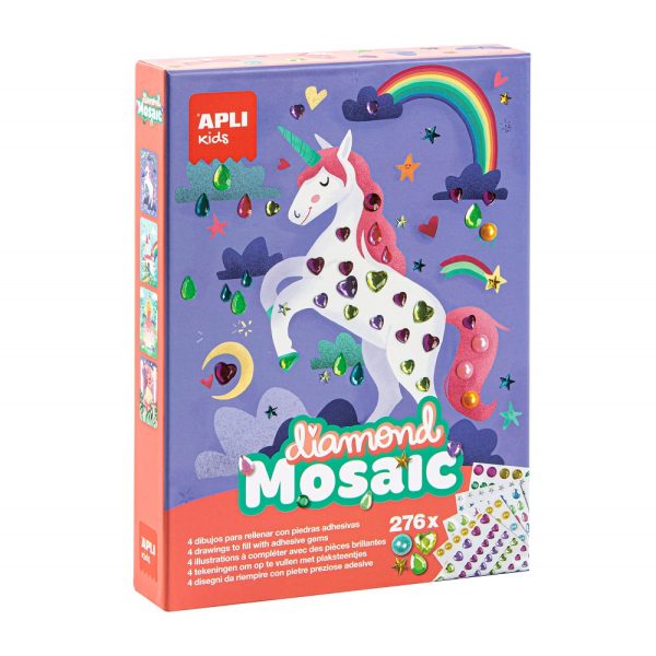 Set creație Mosaic cu diamante Apli Kids