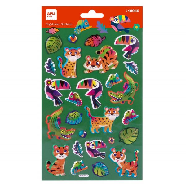 Set stickere Animale din junglă Apli Kids