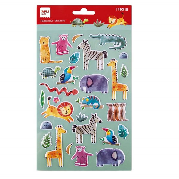 Set stickere Safari Apli Kids