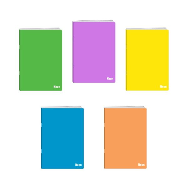 Caiet Elisa Neon A4, 60 file