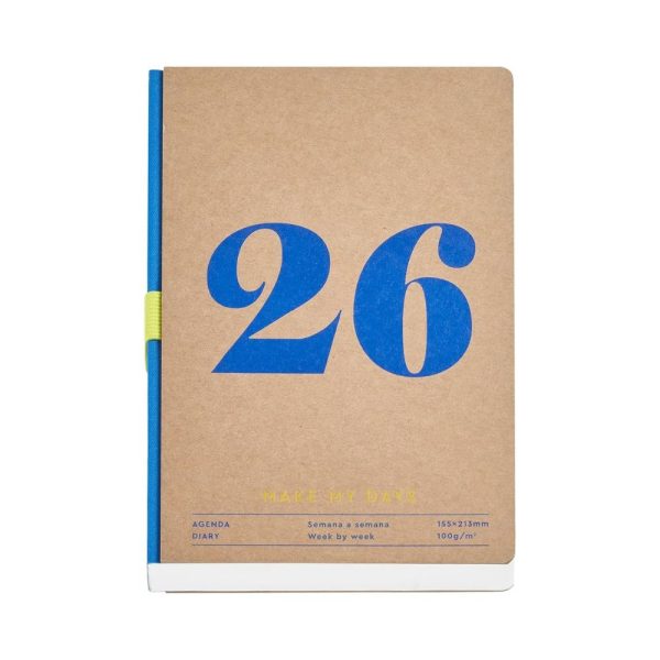 Agenda datată 2026 zilnică Kraft Year