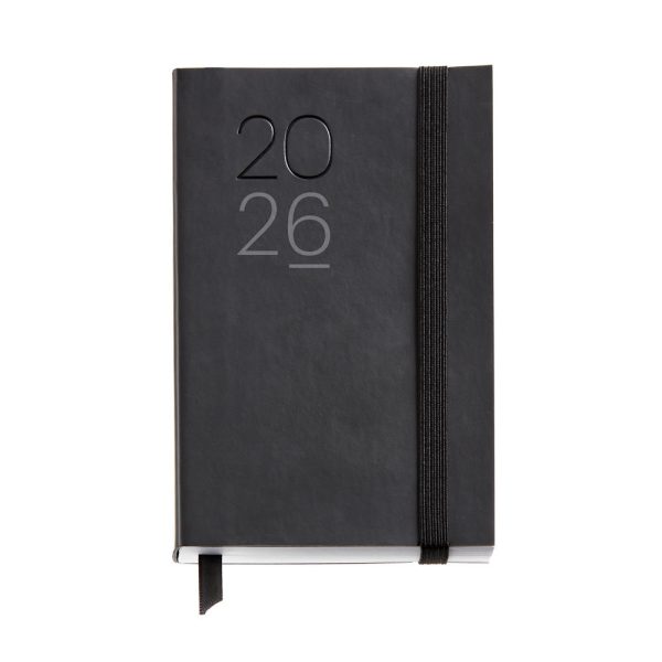 Agenda datată 2026 Luxor Black zilnică