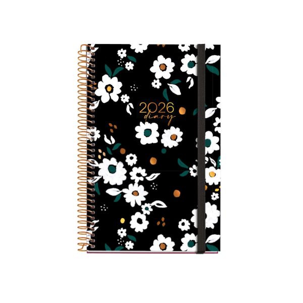 Agenda datată 2026 Noir Garden Natura zilnică
